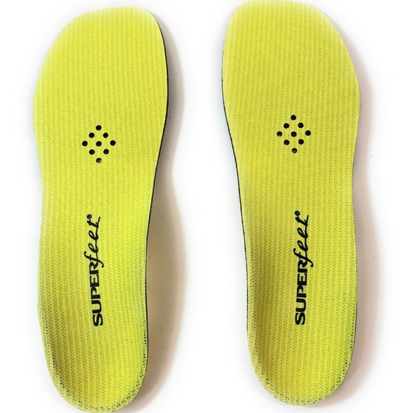 Superfeet Yellow Hockey Insoles Youth Junior Skate - Picture 1 of 6